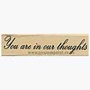 SO: You are in our thoughts