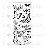 SO: Hobby Art Clear Stamp Set - Butterflies