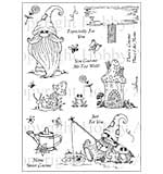 SO: Hobby Art Clear Stamp Set - Lisa's Collection - Gnomes