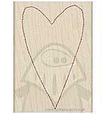 Large Stiched Heart