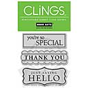 SO: Cling - Messages (Set of 3) (Crazy for Cling!)