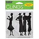 SO: Cling - Silhouette Women (2 stamps)