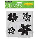 SO: Cling - 4 Fun Flowers (4 stamps)