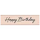SO: Wood Stamp - Little Greetings Happy Birthday