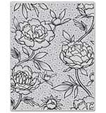 SO: Hero Arts Cling Stamps 4.75x5.75 - Large Flower Background