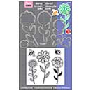 SO: Stamp and Die cut set - Garden Flowers (Hero Arts)