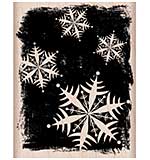 SO: Hero Arts Mounted Rubber Stamps 2x2 - Night Snowflakes
