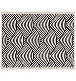 SO: PRE: Hero Arts Mounted Rubber Stamp 4.25x5.5 - Wave Pattern Background