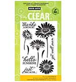 SO: Hero Arts Clear Stamps - Hello Sunshine Daisies