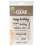SO: Hero Arts Clear Stamps - Birthday Messages