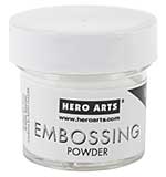 SO: Hero Arts Embossing Powder - White