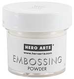 SO: Hero Arts Embossing Powder - White Satin Pearl