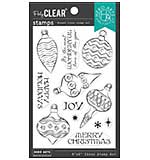 SO: Hero Arts Clear Stamps 4X6 - Holiday Ornaments