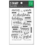 Hero Arts Clear Stamp & Die Combo - Joyful Christmas Messages