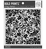 Hero Arts Cling Stamp 6X6 - Abstract Poinsettia Bold Prints