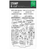 Hero Arts Crackin Christmas Stamp and Cut A Little Nuts