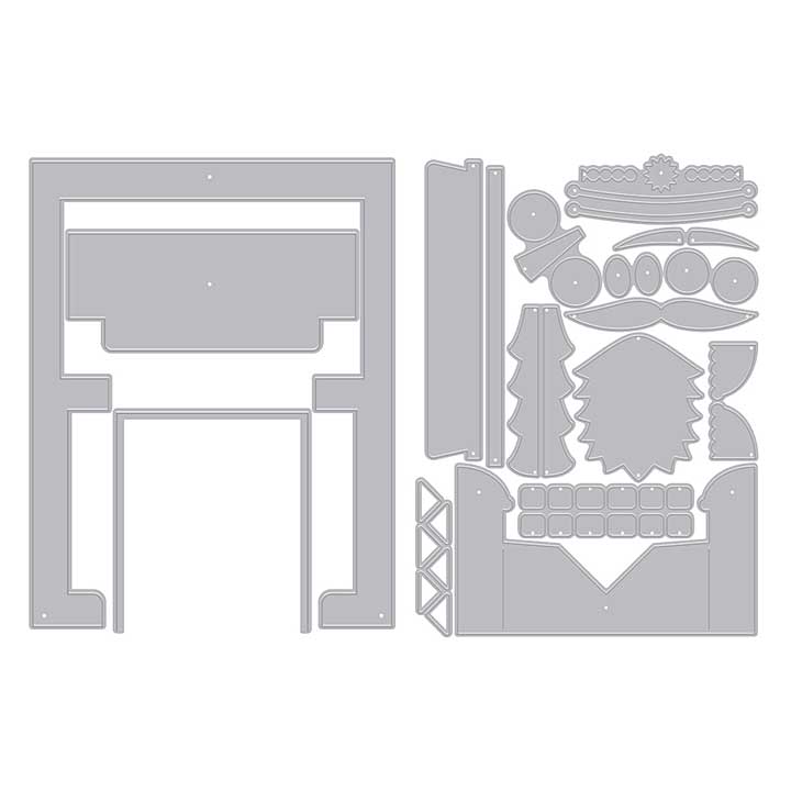 Hero Arts Crackin Christmas Big Mouth Nutcracker Bundle