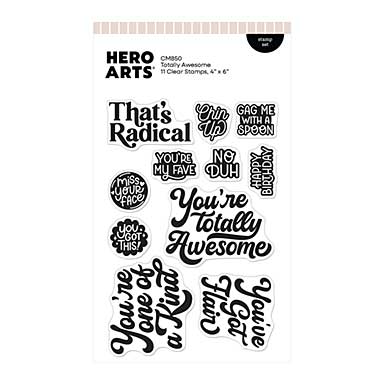 Hero Arts Totally Awesome Stamp Set