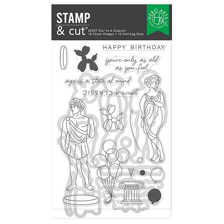 Hero Arts Youre a Classic Stamp and Cut Youre A Classic