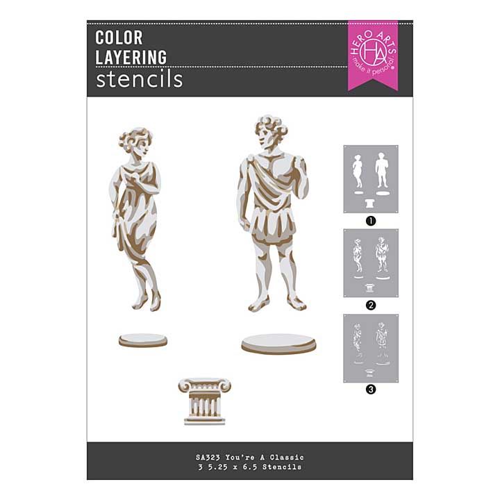 Hero Arts Youre a Classic Layering Stencil Set
