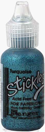 SO: Stickles Glitter Glue - Turquoise (0.5oz bottle)