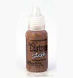SO: Stickles Distress Glitter Glue - Antique Bronze