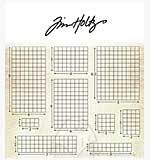 SO: Tim Holtz Collection - Grid Blocks (9 acrylic stamp guides)