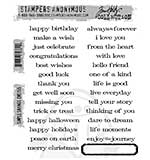 SO: Tim Holtz EZ Mount Stamp Set - Simple Sayings