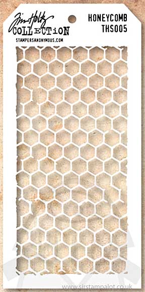 SO: Tim Holtz Layering Stencil - Honeycomb