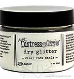 Tim Holtz Distress Stickles Dry Glitter 3oz - Clear Rock Candy
