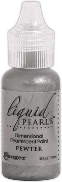 Liquid Pearls Glue .5oz - Pewter