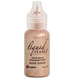 SO: Liquid Pearls Glue .5oz - Rose Gold