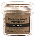 Embossing Powder .63oz Jar - Super Fine Gold