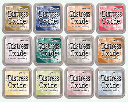 Tim Holtz Distress Oxides Fullsize Inkpad Set #5 (12 New Colours) [OX1811]