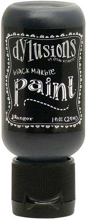 Dylusions Acrylic Paint 1oz - Black Marble