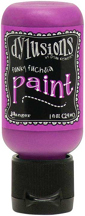 SO: Dylusions Acrylic Paint - Funky Fuchsia (1oz)