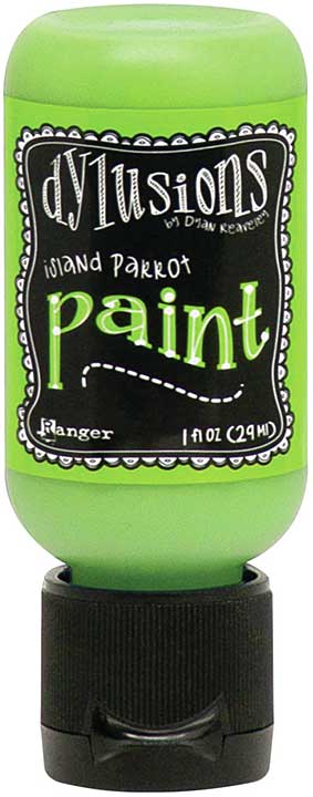 SO: Dylusions Acrylic Paint - Island Parrot (1oz)