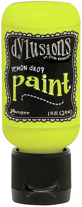SO: Dylusions Acrylic Paint - Lemon Drop (1oz)