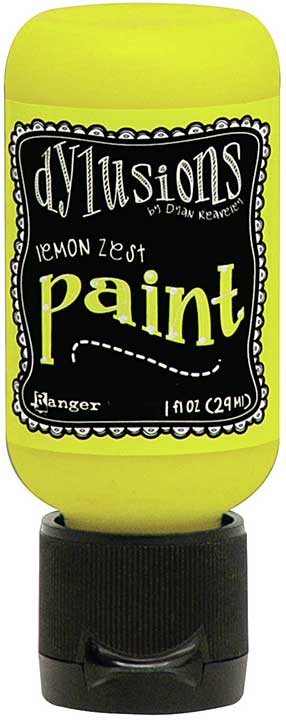 SO: Dylusions Acrylic Paint - Lemon Zest (1oz)