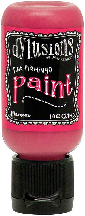 SO: Dylusions Acrylic Paint - Pink Flamingo (1oz)