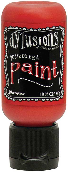 SO: Dylusions Acrylic Paint - Postbox Red (1oz)