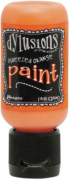 SO: Dylusions Acrylic Paint - Squeezed Orange (1oz)