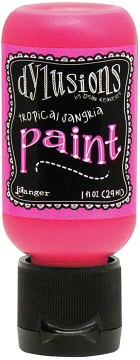 Dylusions Acrylic Paint - Tropical Sangria (1oz)