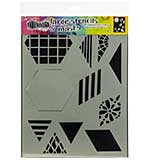 Dyan Reaveley's Dylusions Stencils 9x12 - 2 Quilt