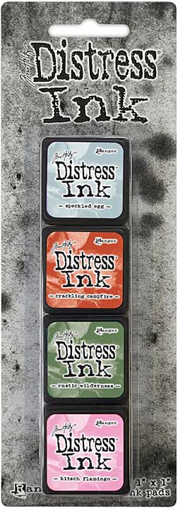 Tim Holtz Distress Mini Pad Ink Kit #16 (4pk)