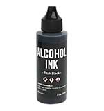 INSTORE COLLECTION ONLY: Ranger Alcohol Ink Pitch Black Large 2oz
