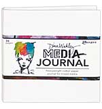 Dina Wakley Media White Journal 6X6 - Includes Heavyweight Watercolor Paper