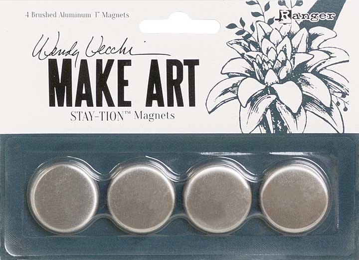 SO: Wendy Vecchi MAKE ART Stay-tion - Extra Magnets (4pk, 1 inch)