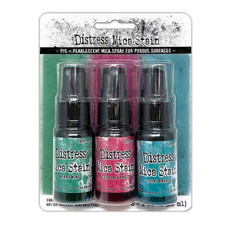 SO: Ranger Tim Holtz Distress Mica Stains Holiday Set 4