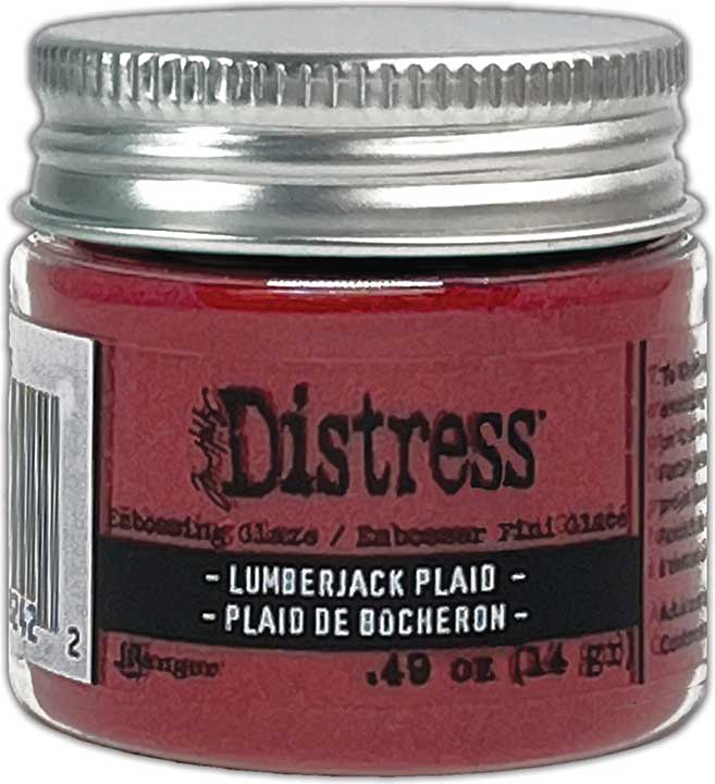 SO: Tim Holtz Distress Embossing Glaze - Lumberjack Plaid (OCT 22)